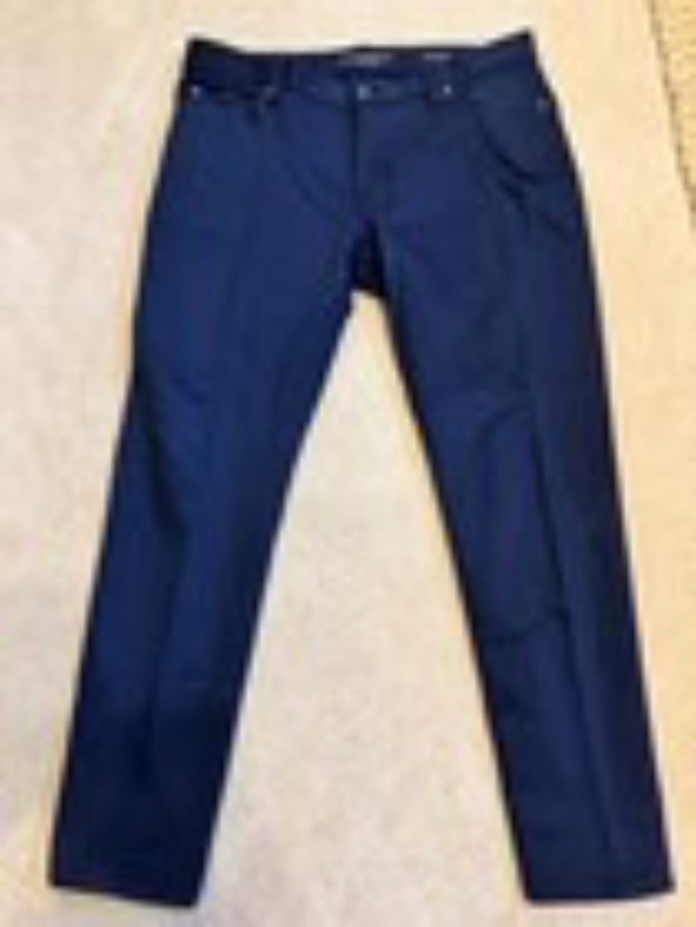 Banana Republic Men's Skinny Fit Traveler Navy Pants 35x30